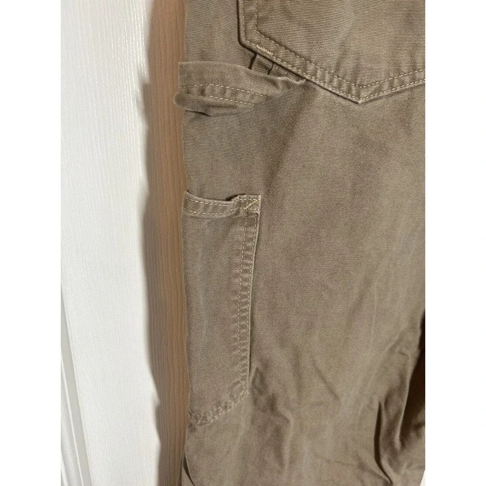 Carhartt Mens Carpenter Jeans Brown Denim Loose Fit Pockets Cotton 40x32 - Picture 6 of 12